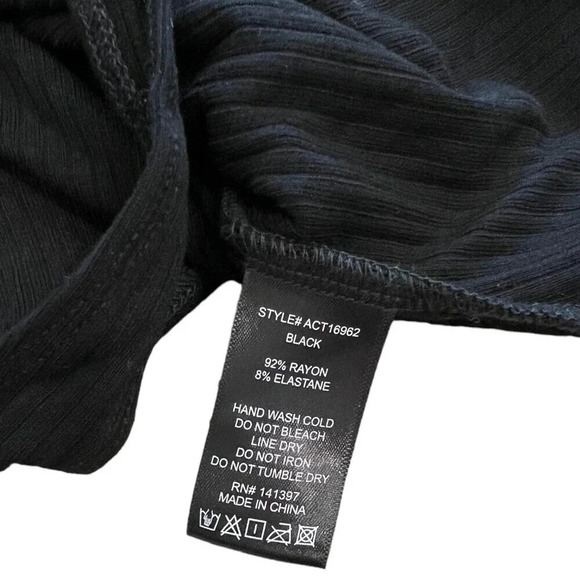 Astr Black Montrose Off Shoulder Cut Out Bodysuit L - Picture 6 of 6